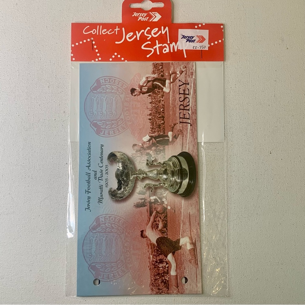 2005 Jersey Stamps Football Association Muratti Vase Miniature Centenary Sheet